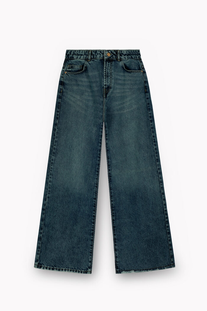 شلوار جین Wide Leg زنانه W465 - Image 5