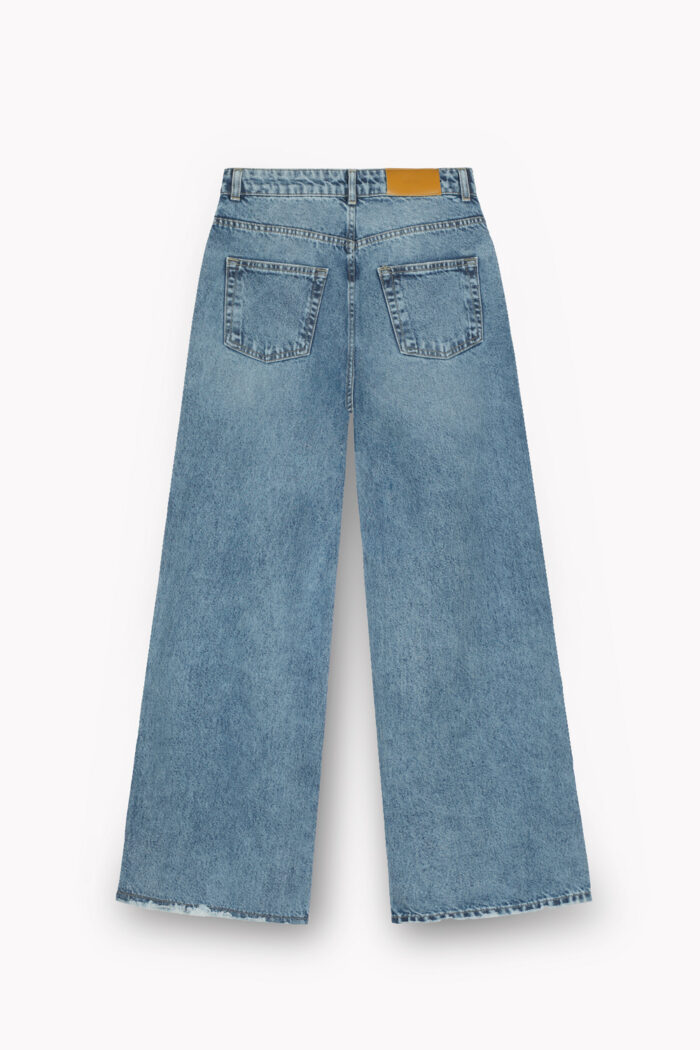 شلوار جین Wide Leg زنانه W465 - Image 4