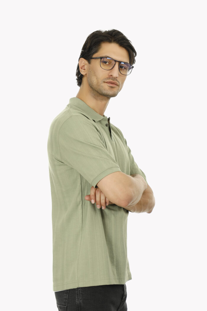 پولوشرت طرح دار مردانه کد M2350 - Image 7