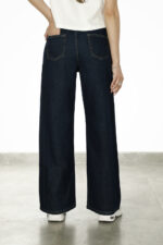 شلوار جین Wide Leg زنانهW1678 - Image 3