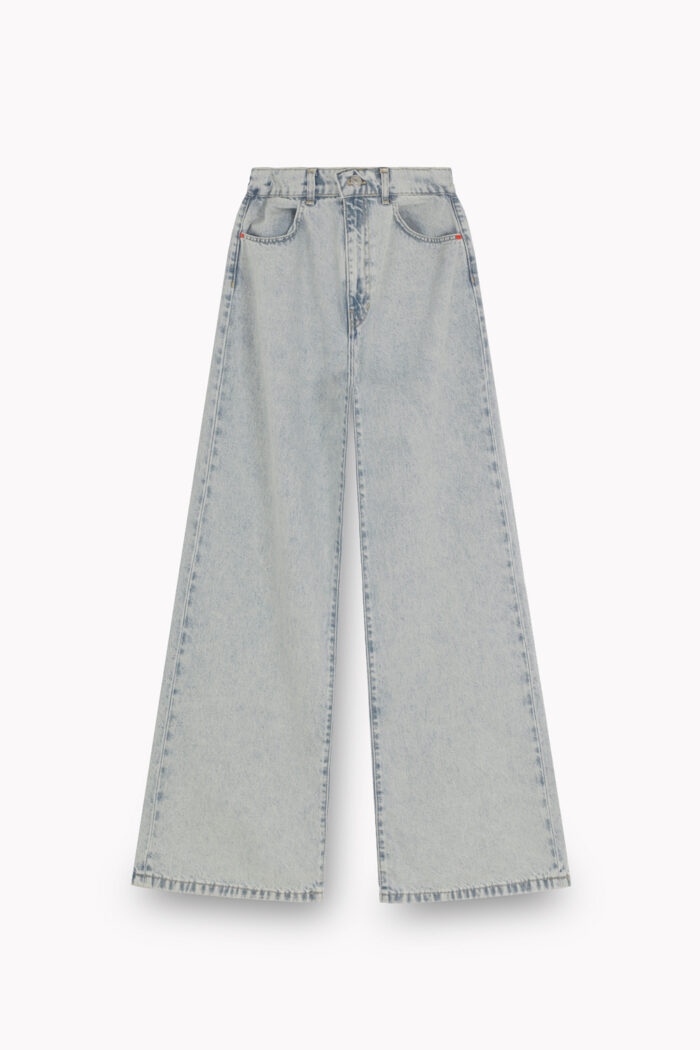 شلوار جین Wide Leg زنانهW1678 - Image 8