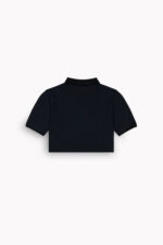 تیشرت کراپ یقه‌دار W2375 - Image 4