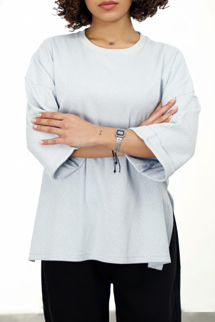 تیشرت زنانه طرح‌دارW2374-2 - Image 2