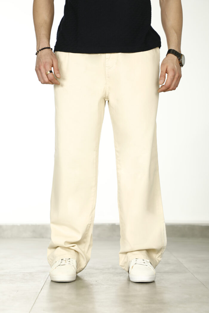 شلوار کتان Baggy مردانهM2262 - Image 10