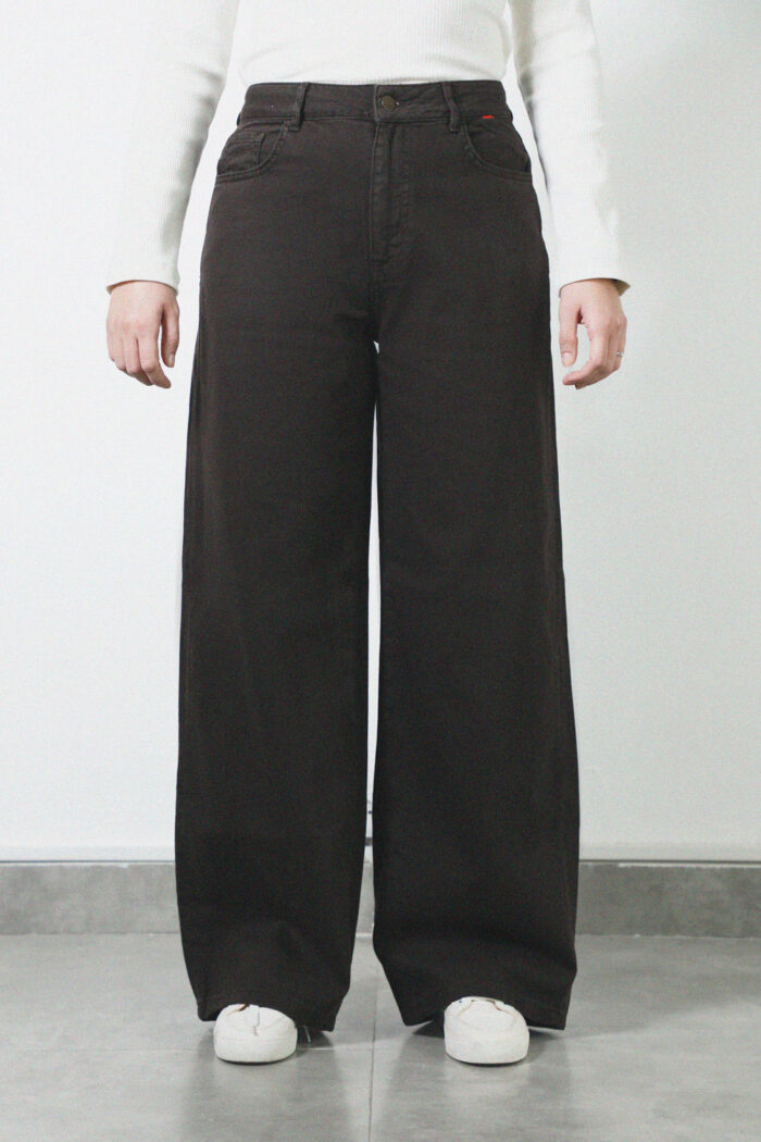 شلوارکتان Wide Leg زنانهW2268 - Image 2