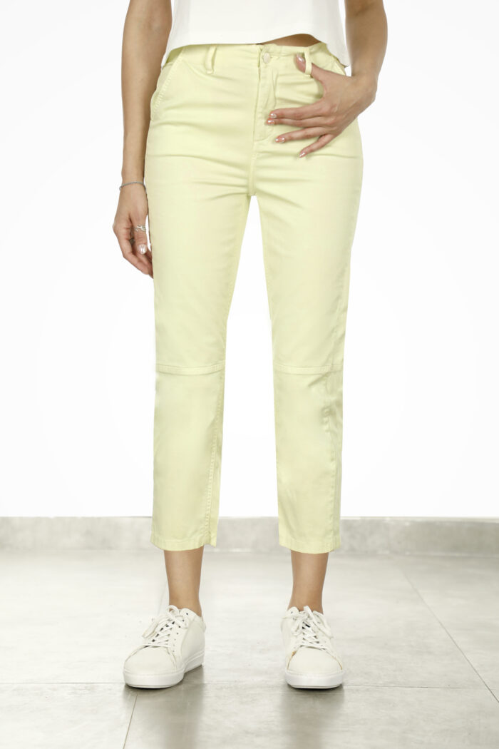 شلوار کتان Slim زنانه W2306 - Image 2
