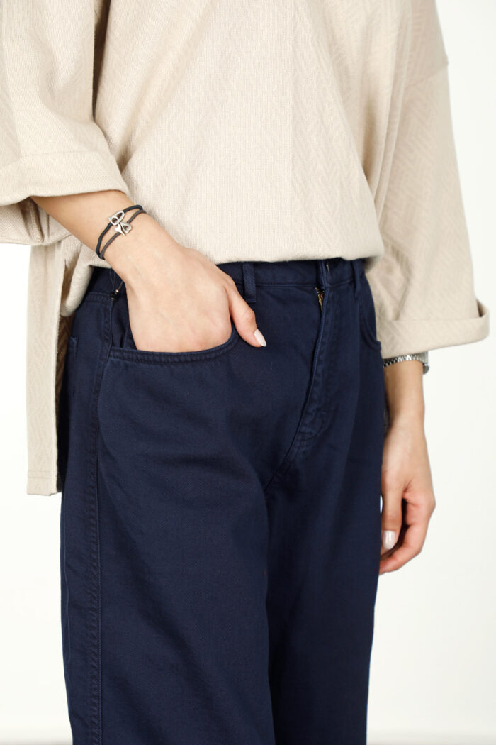 شلوار کتان Baggy زنانهW2279 - Image 10