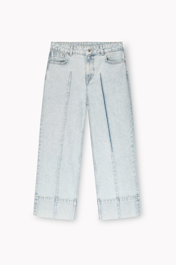 شلوار جینWide Leg زنانهW2274 - Image 6