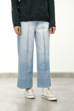 شلوار جینWide Leg زنانهW2274 - Image 7