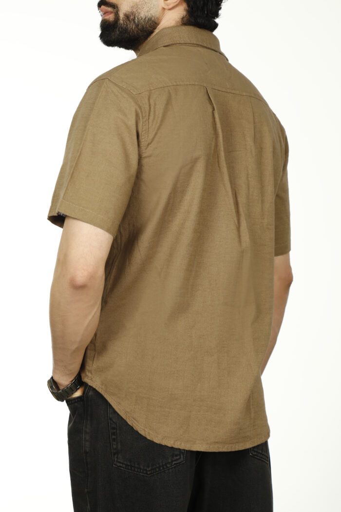 پیراهن لینن مردانه M2345 - Image 10