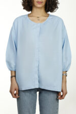 شومیز لینن زنانه W2347 - Image 2