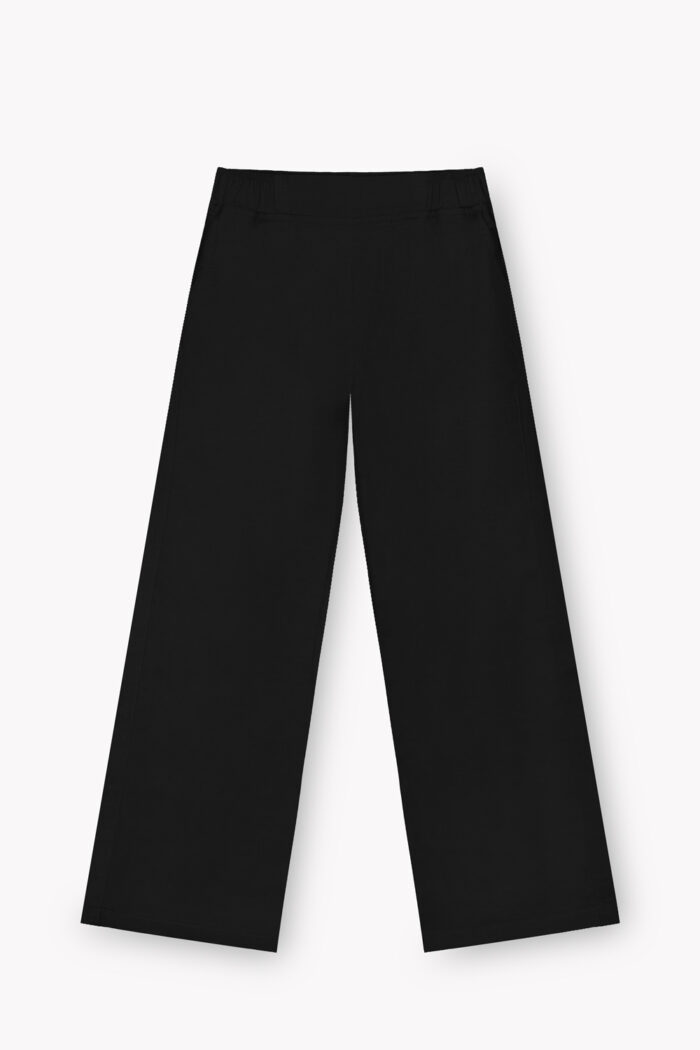 شلوار لینن Wide leg زنانه W2177 - Image 5
