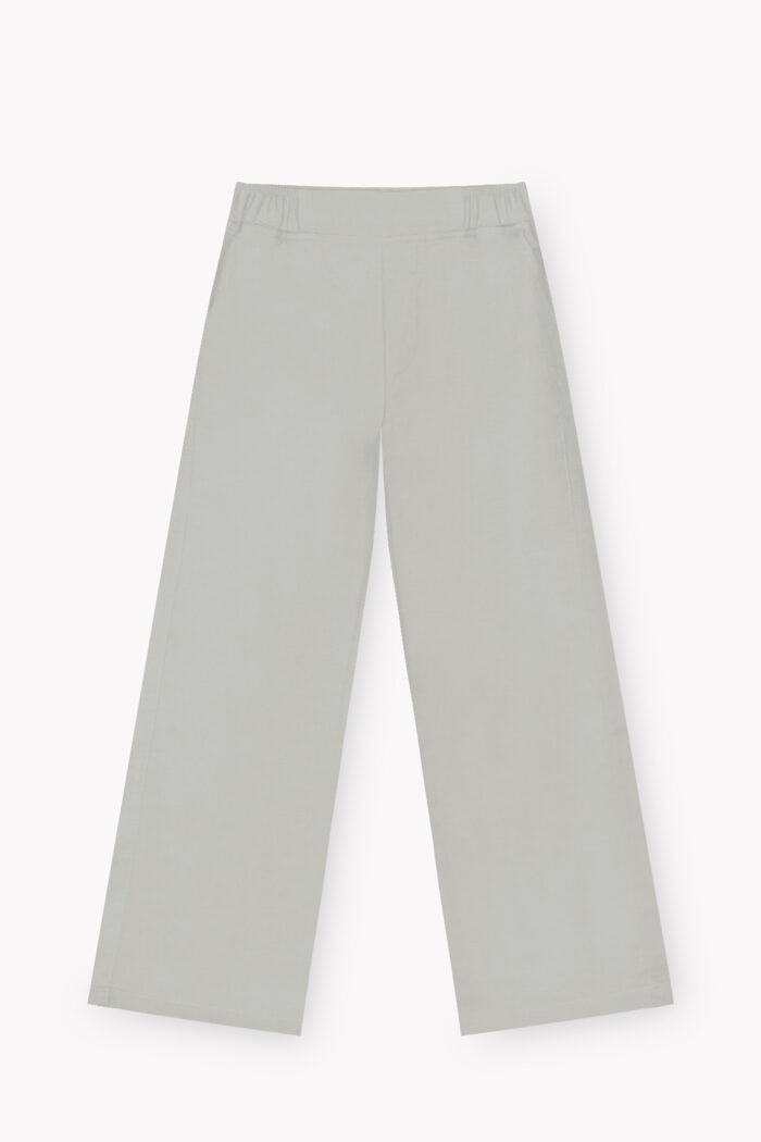 شلوار لینن Wide leg زنانه W2177 - Image 8