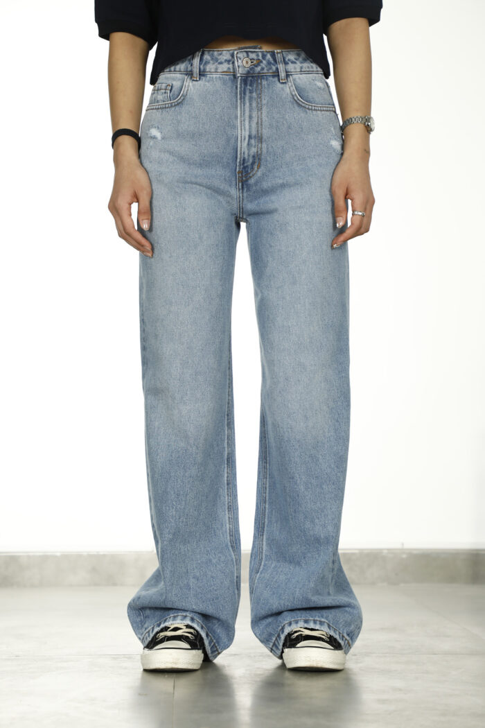 شلوار جین Wide leg زنانه W2268 - Image 6