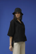شومیز لینن زنانه W1511 - Image 2