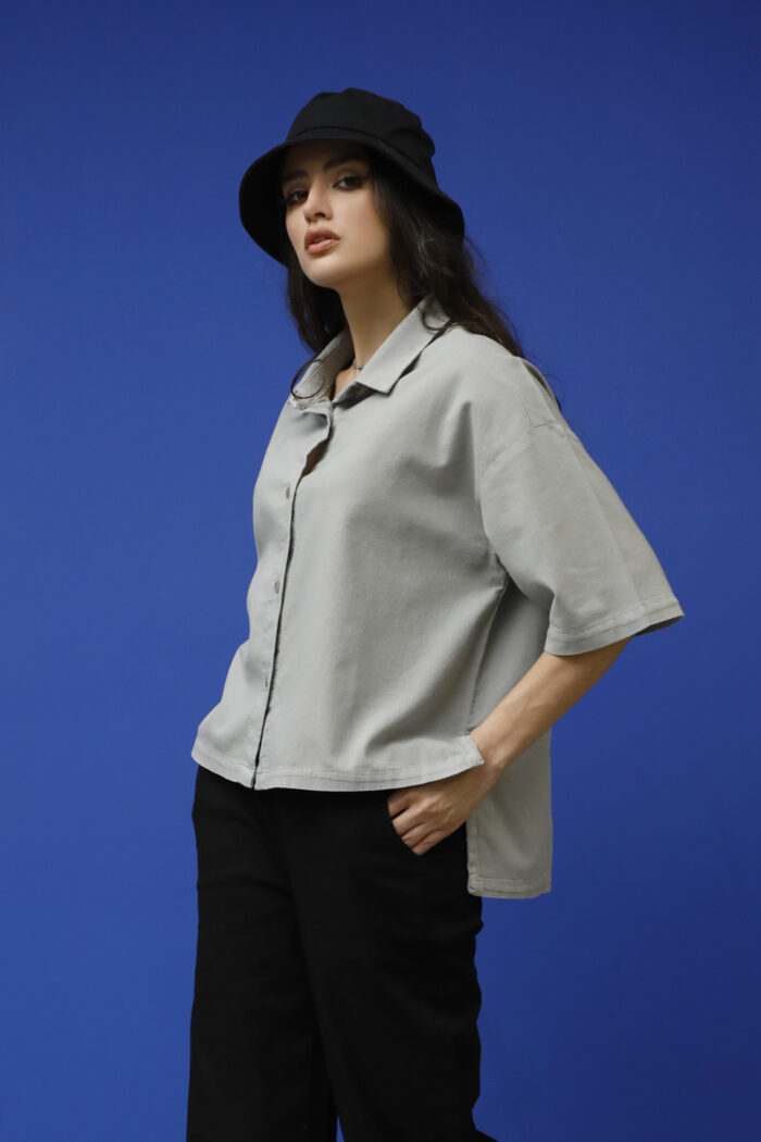 شومیز لینن زنانه W1511 - Image 7