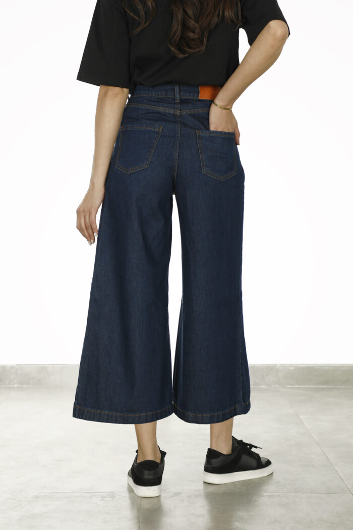 شلوار جین زنانهW2426 Cropped Wide Leg - Image 9
