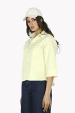 شومیز کتان زنانه W2304 - Image 3