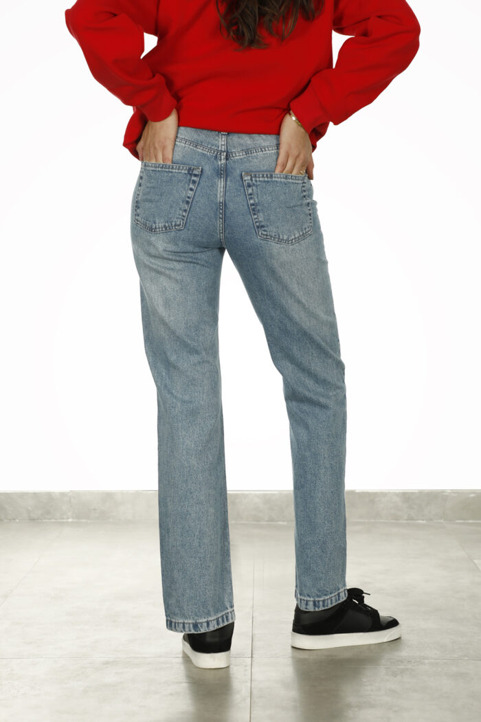 شلوار جین Straight زنانه W2269 - Image 4