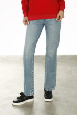 شلوار جین Straight زنانه W2269 - Image 2