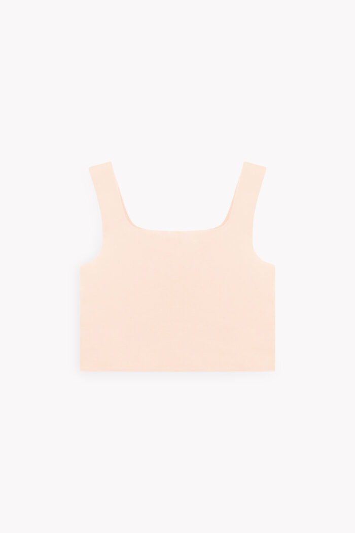 کراپ تاپ يقه مربعي زنانه F9100180 - Image 2