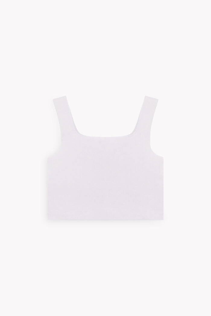 کراپ تاپ يقه مربعي زنانه F9100180 - Image 4