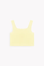 کراپ تاپ يقه مربعي زنانه F9100180 - Image 3
