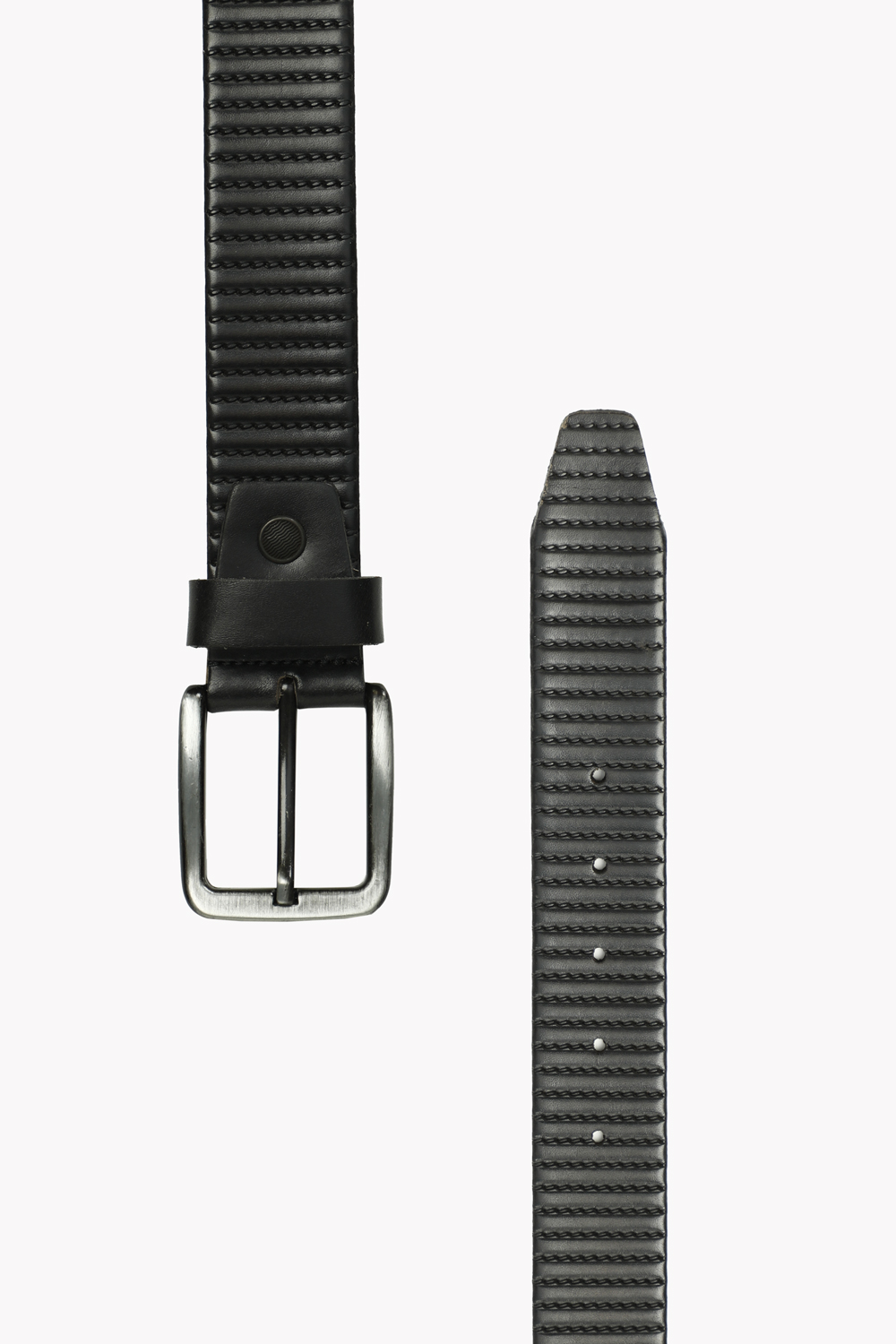 FAML9000221-Black1 (1) کمربند چرم مردانه طرحدار 4 F9000221 - Image 1