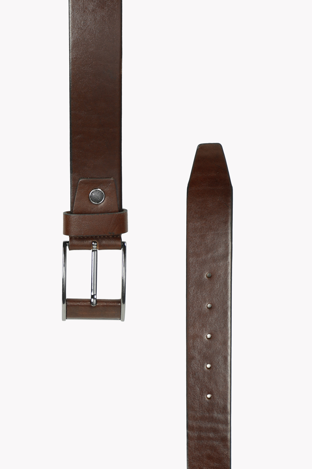 FAML9000221-Brown1 (1) کمربند چرم مردانه قهوه ای 4 F9000221 - Image 1