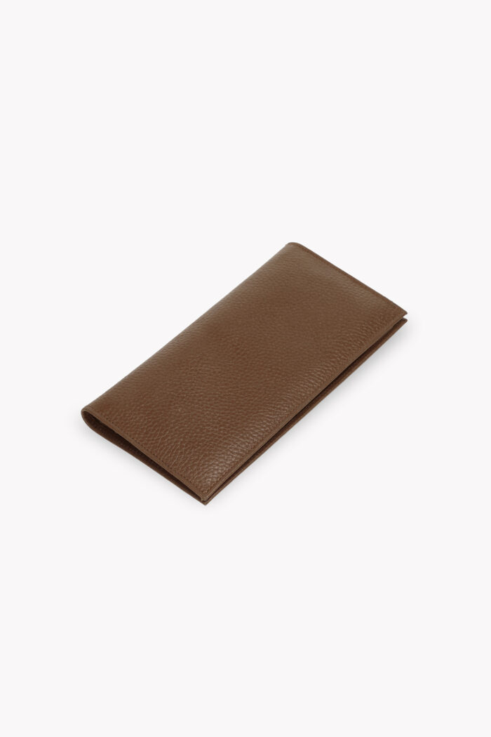 کیف پول مردانه چرم طبیعی عسلی F9000227 - Image 2