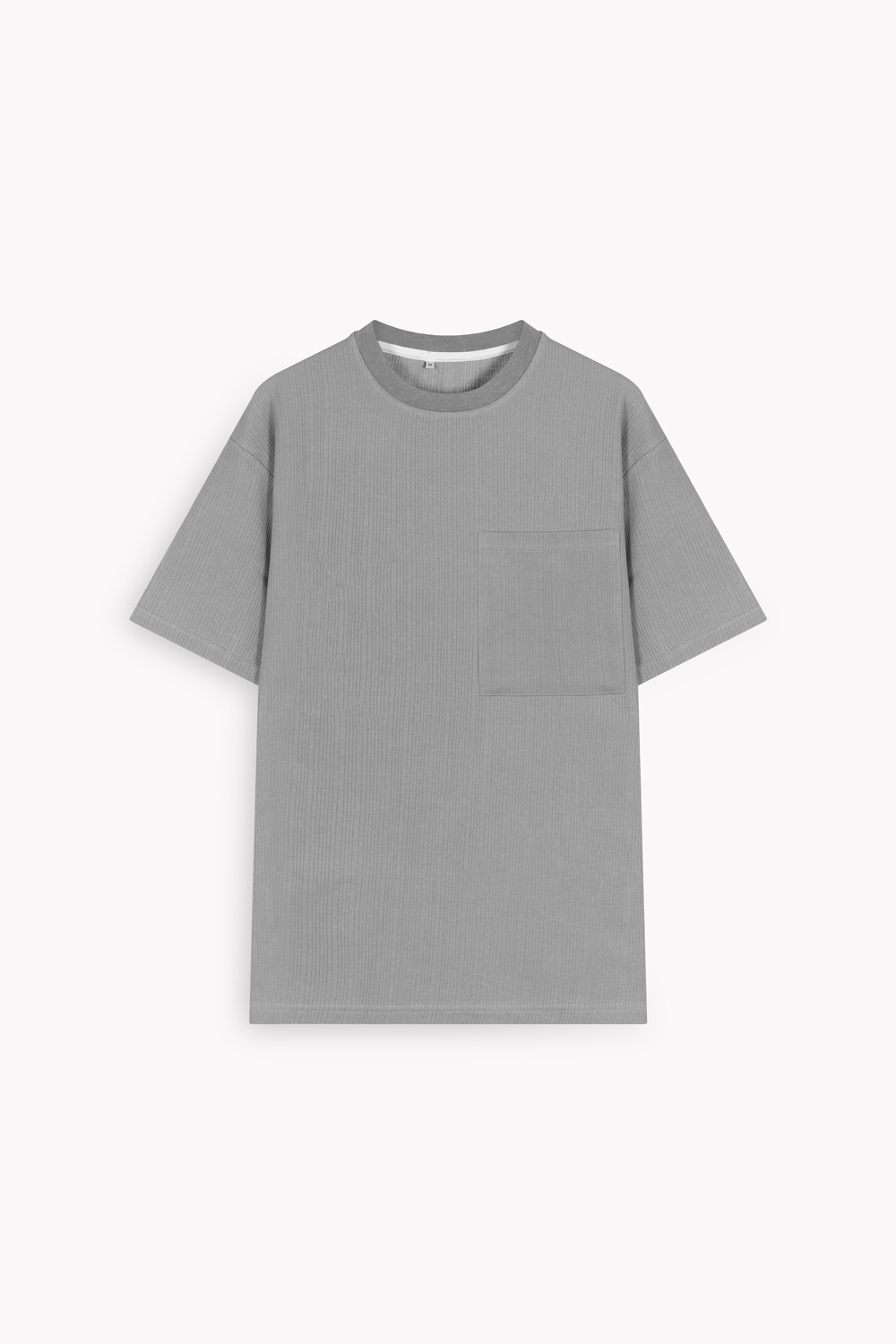 FTMK9000117-Gray1 تیشرت مردانه جیبدارF9000117 - Image 1
