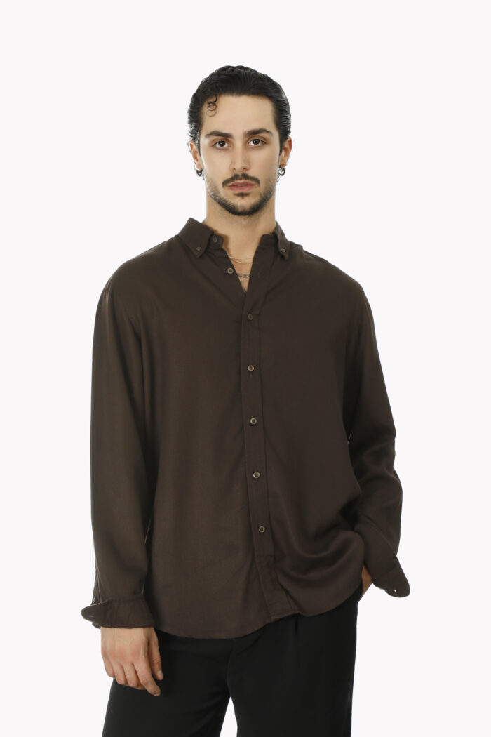 پیراهن مردانه لیوسل آستین بلند M02001 - Image 2